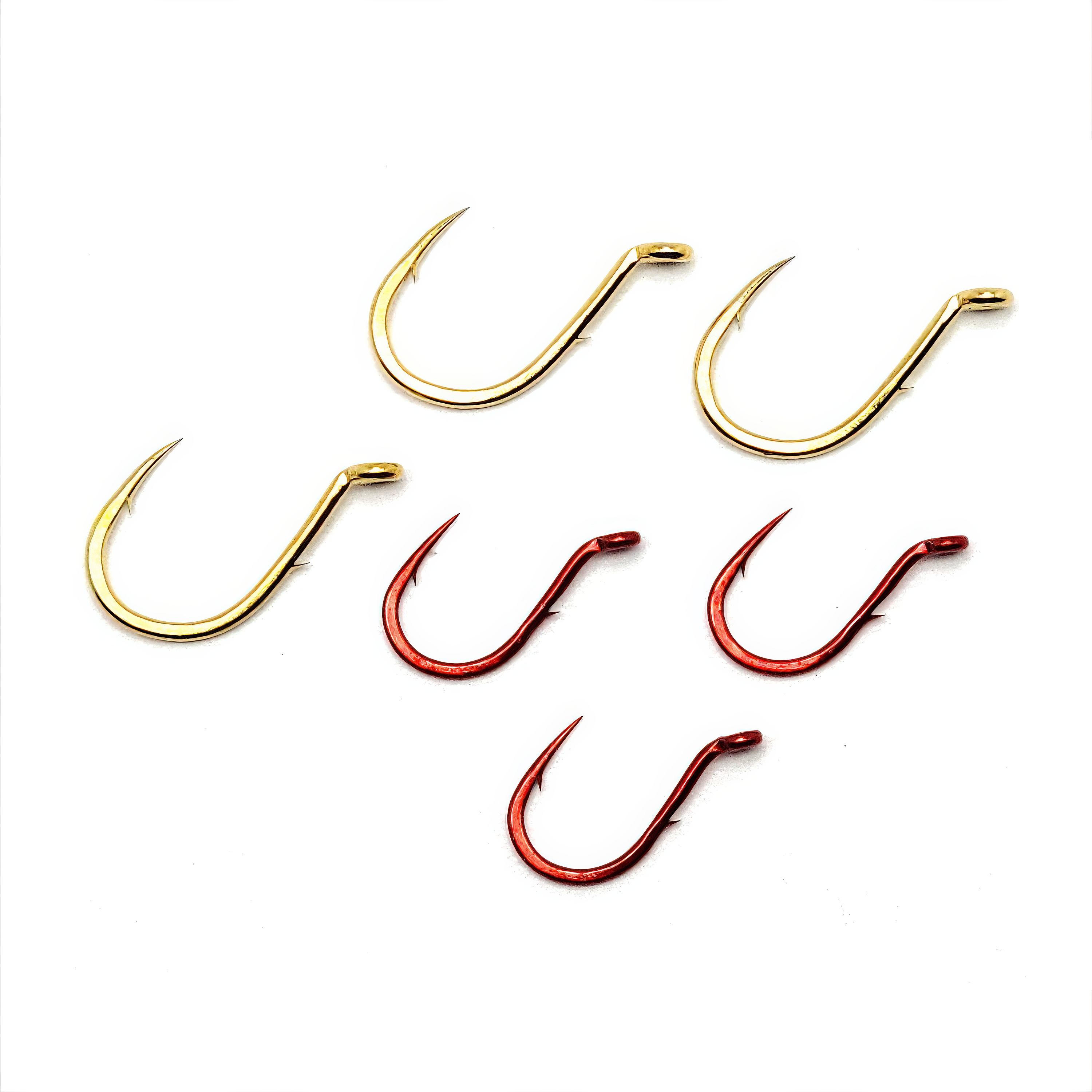 Gamakatsu Single Egg Hook, #10, Red