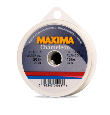 Maxima Mono Leader Wheel Chameleon 20lb 27yd