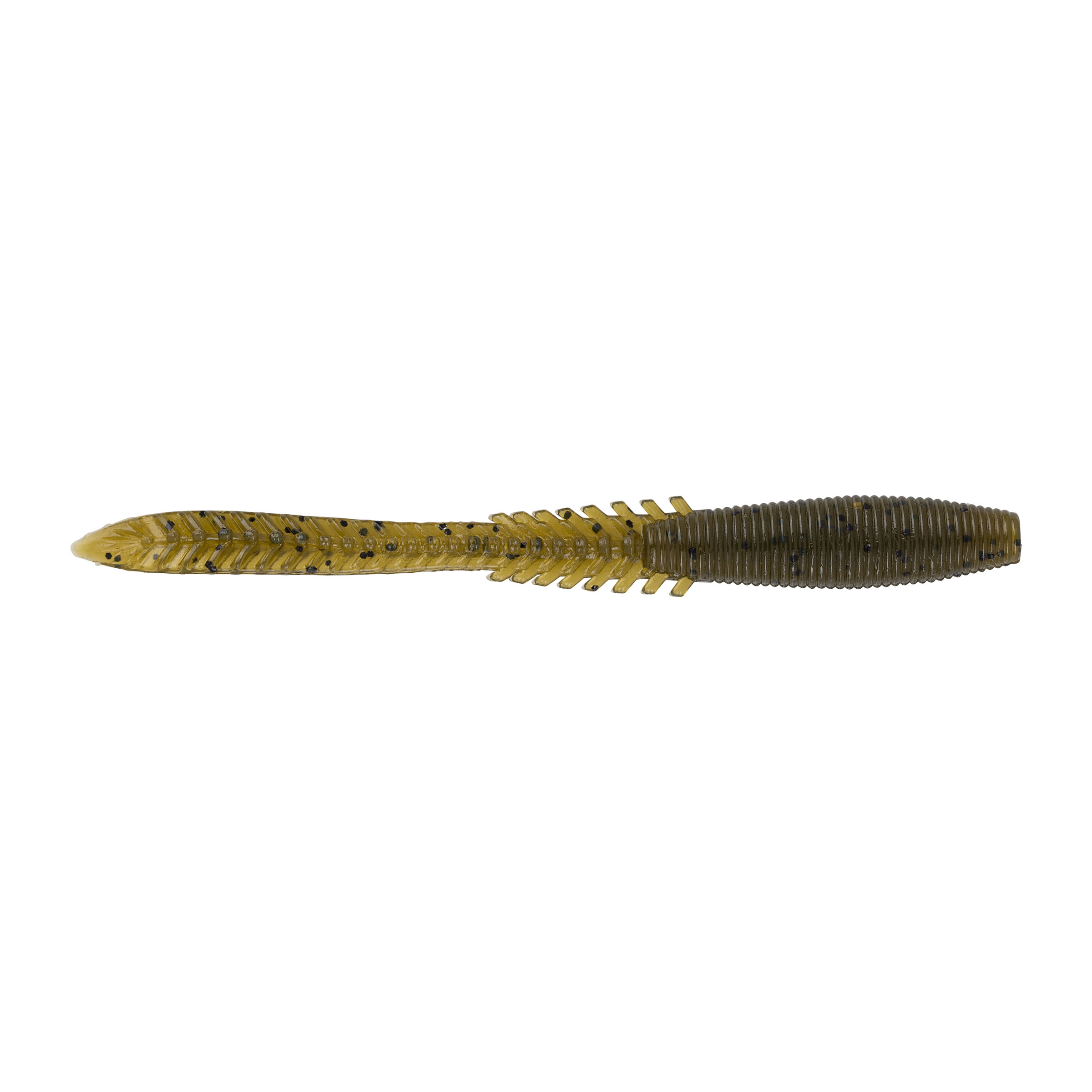 Northland Eye-Candy Jiggin' Leech, 3.25", 5/Pk, Green Pumpkin