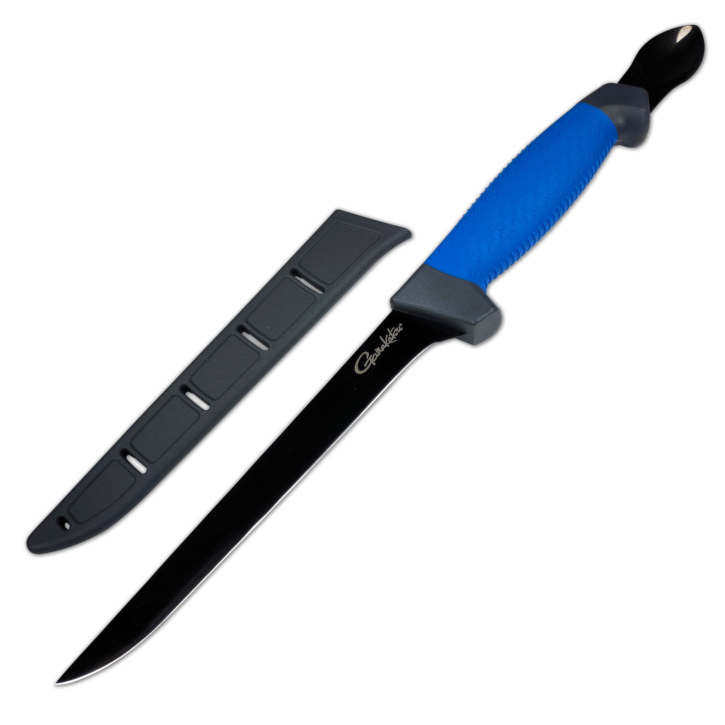 Gamakatsu 7" Fillet Knife with Spoon, Smoke Finish