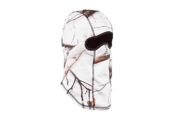 Huntworth Men's Lined Performance Fleece Reversible Balaclava Snow Camo Brown