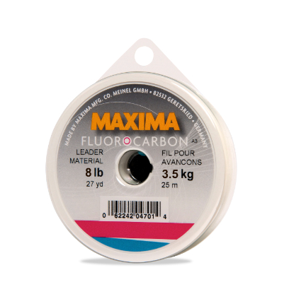 Maxima Fluorocarbon Leader Wheel 8lb 27yd