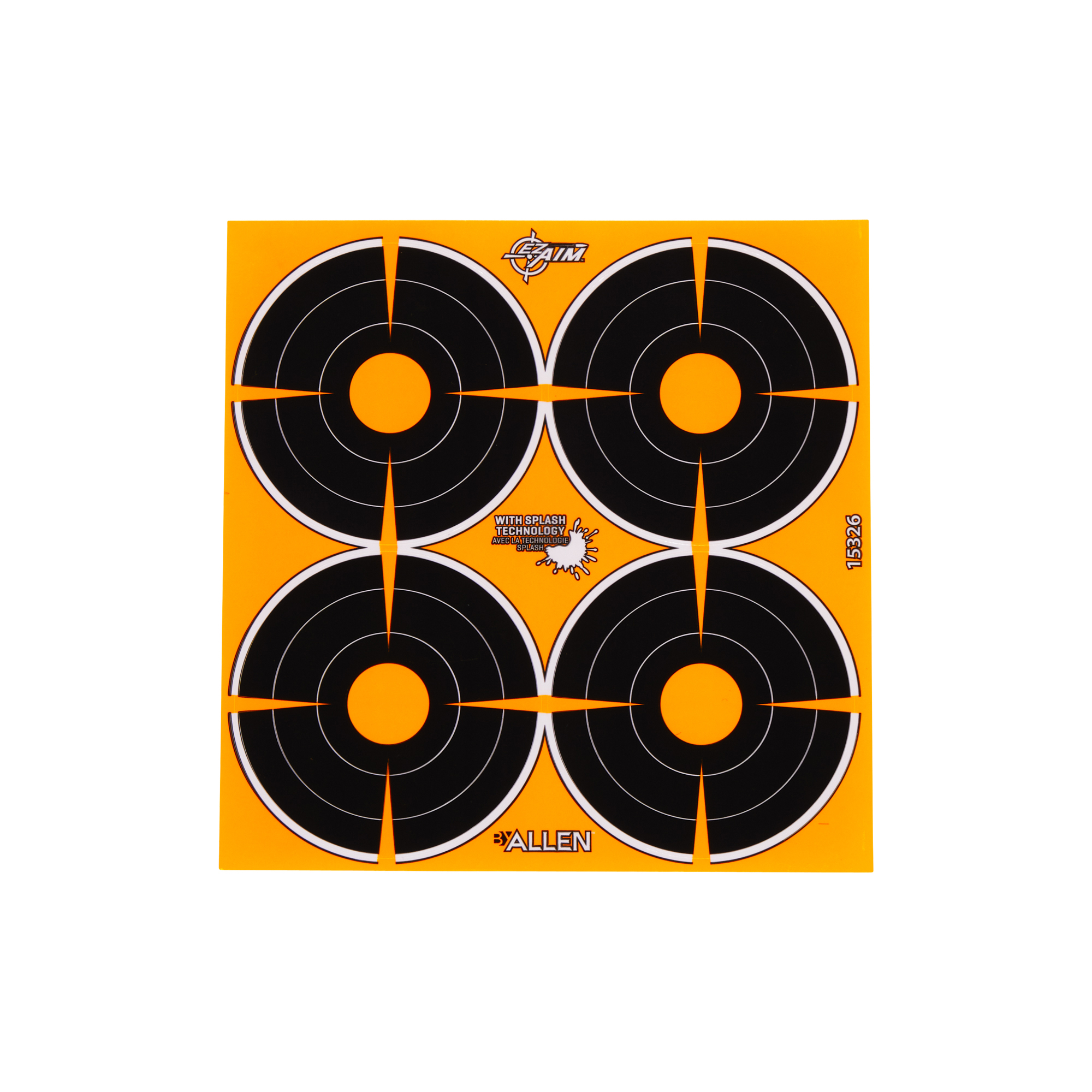 Allen EZ-Aim 3" Adhesive Splash Bull's-Eye Target