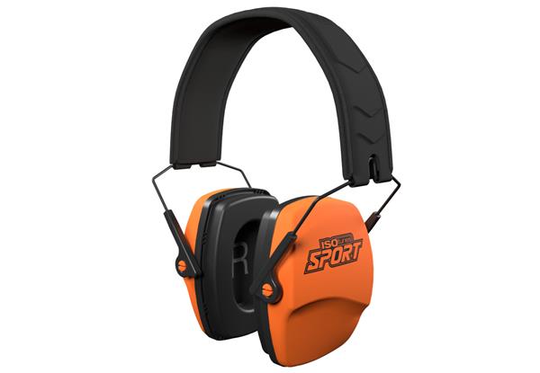 ISOtunes DEFY Slim Passive Earmuffs 23 NRR Safety Orange