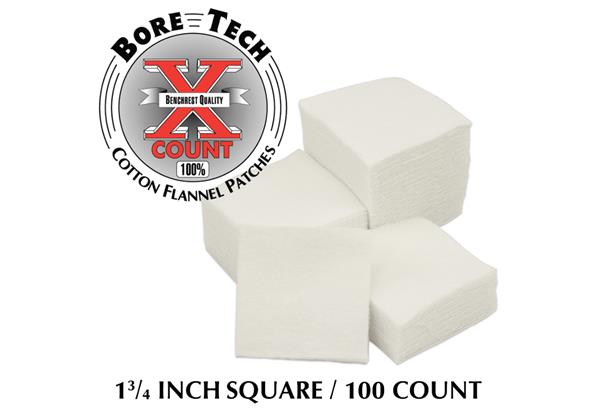 Bore Tech Patch 1 3/4"Square -100/Bag