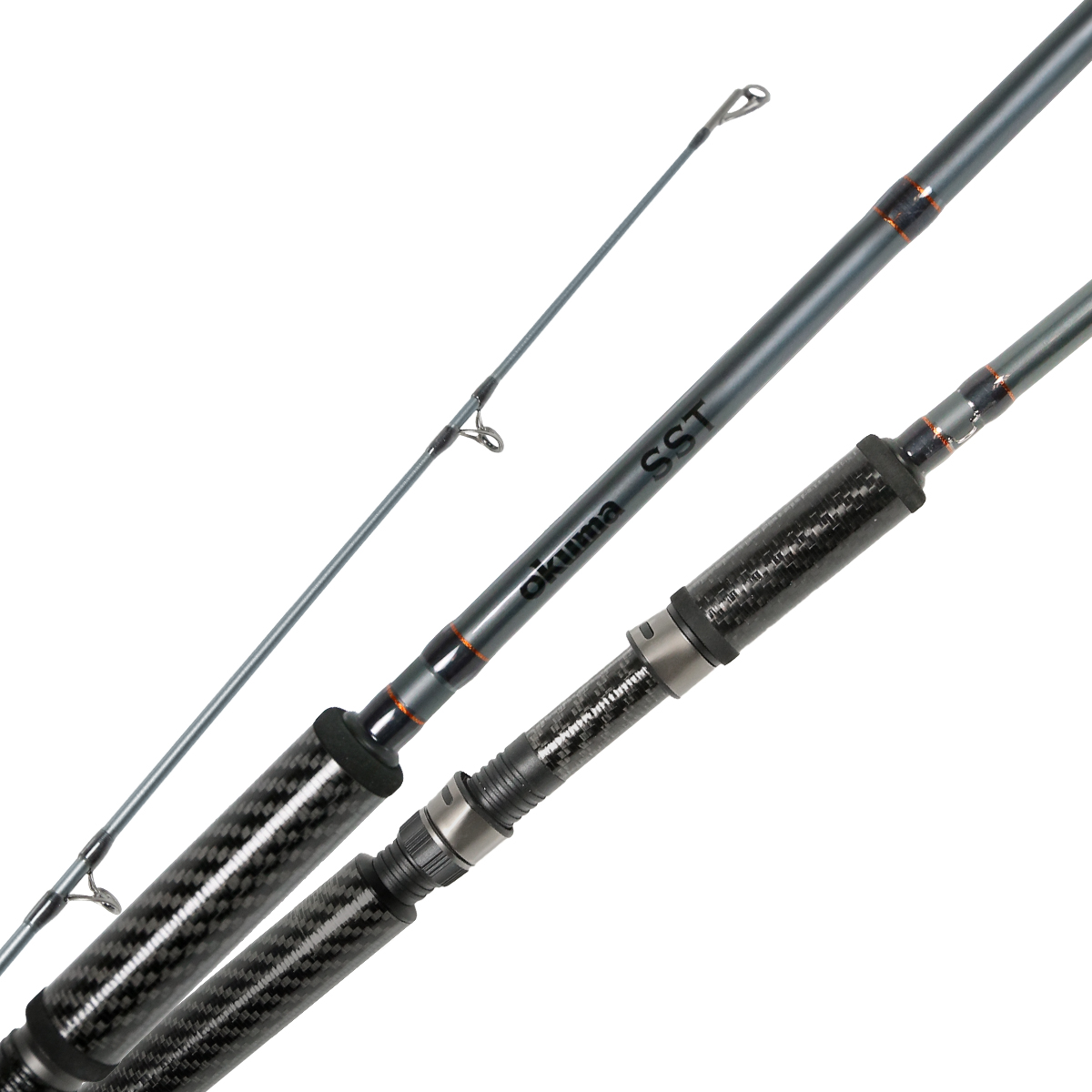 Okuma SST Carbon Grip "A" 9' 2pc Medium River Spin Rod