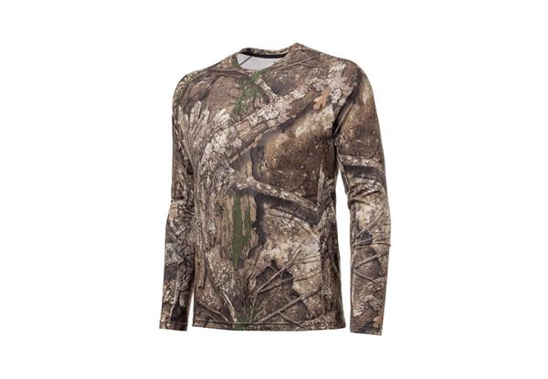 Huntworth Mid Weight Single Jersey Base Layer Shirt Real Tree Medium