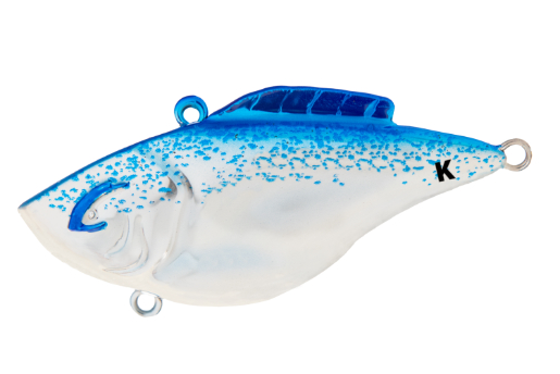 Bill Lewis Knockin' Hammer Trap, 2.5", 3/8oz, Chrome Blue Splatter Back