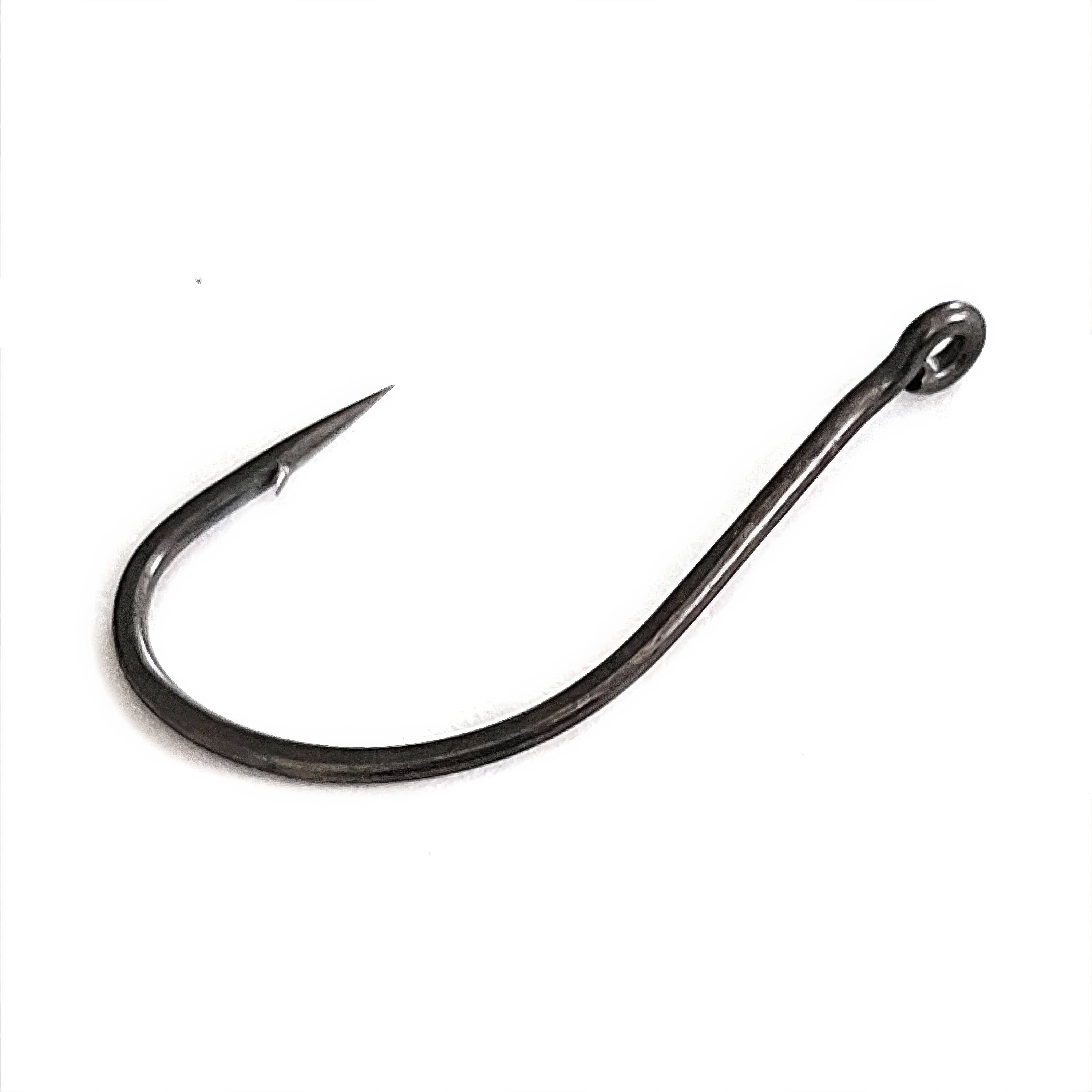 Gamakatsu G-Finesse Drop Shot Hook, #1, Matte Charcoal