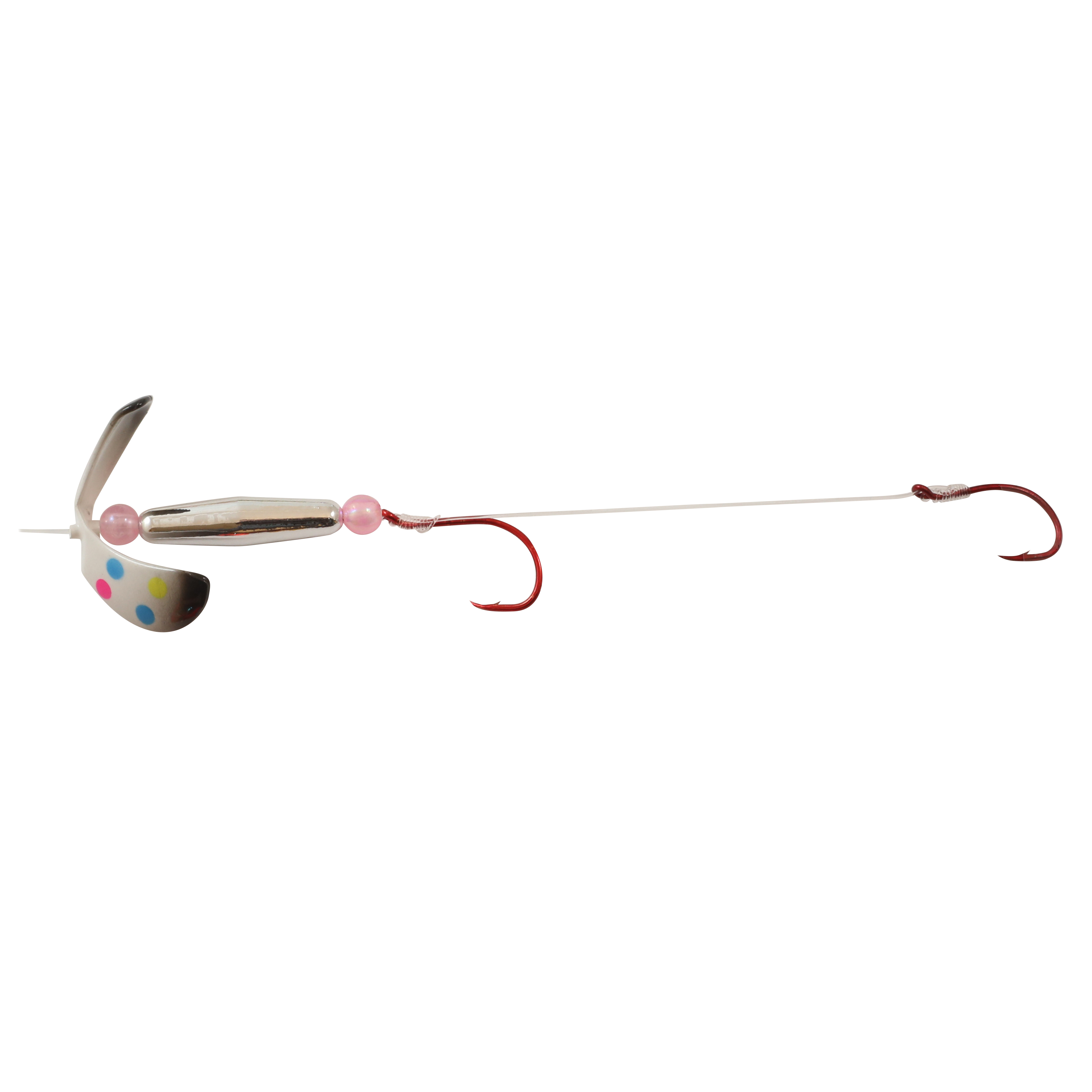 Northland Butterfly Blade Float'N Harness Sz #2, 60" Snell, #2-4 Hk, 1/Pk, Wonderbread