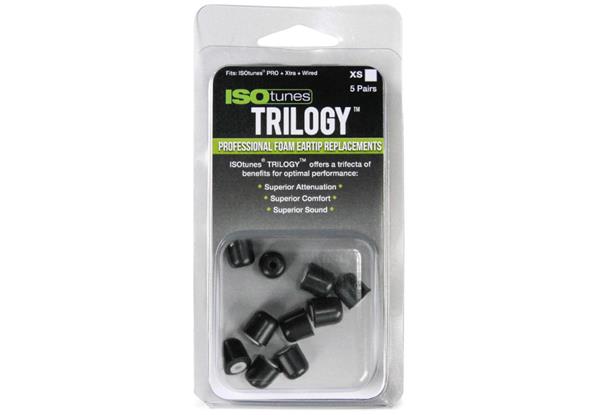 ISOtunes TRILOGY Replacement Foam Ear Tips (5 pairs/pack) Extra Small Short