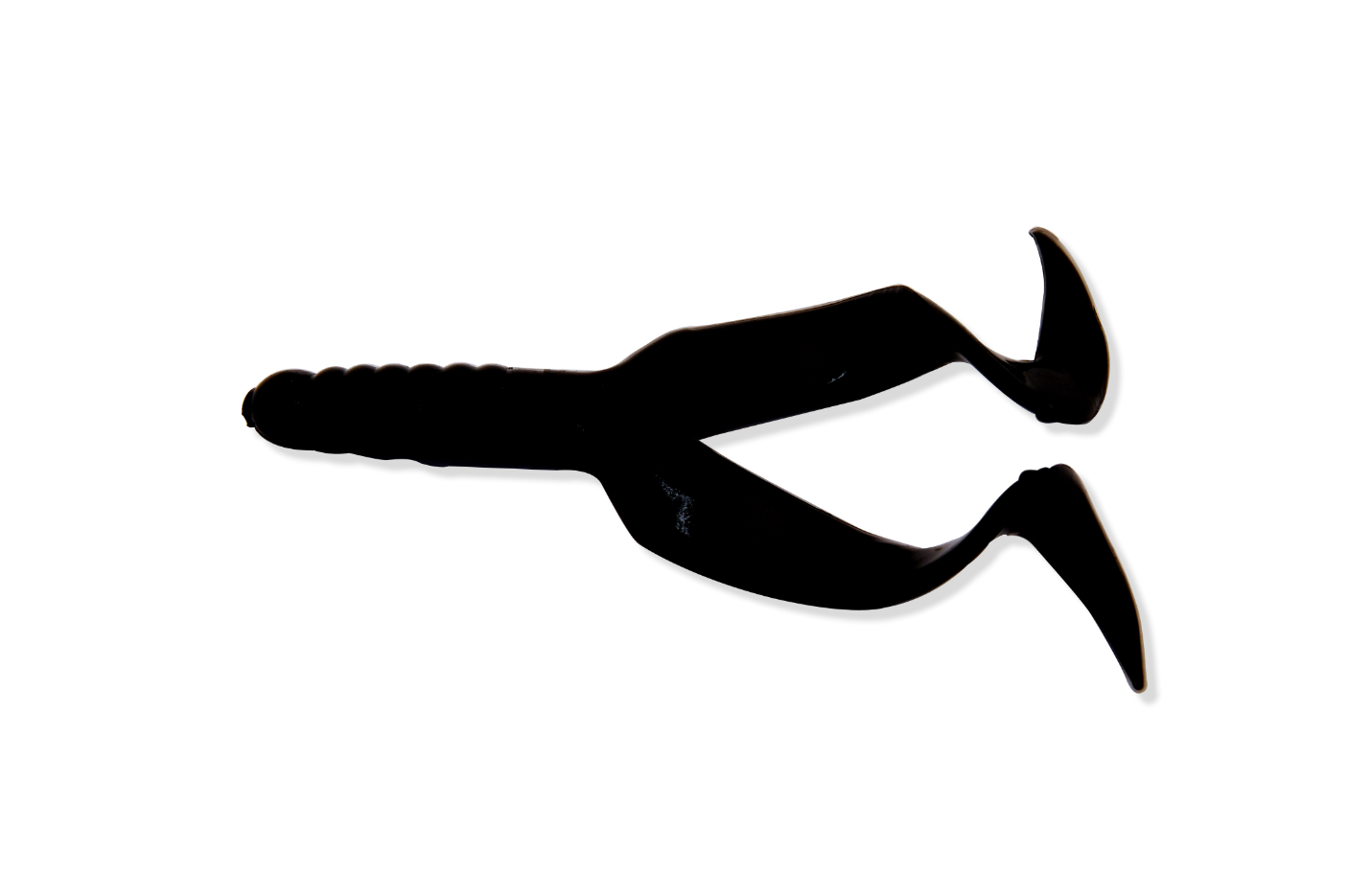 Mister Twister 4" Double Tail 10/Pk-Black