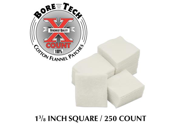 Bore Tech Patch 1 3/8" Square - 250/Bag
