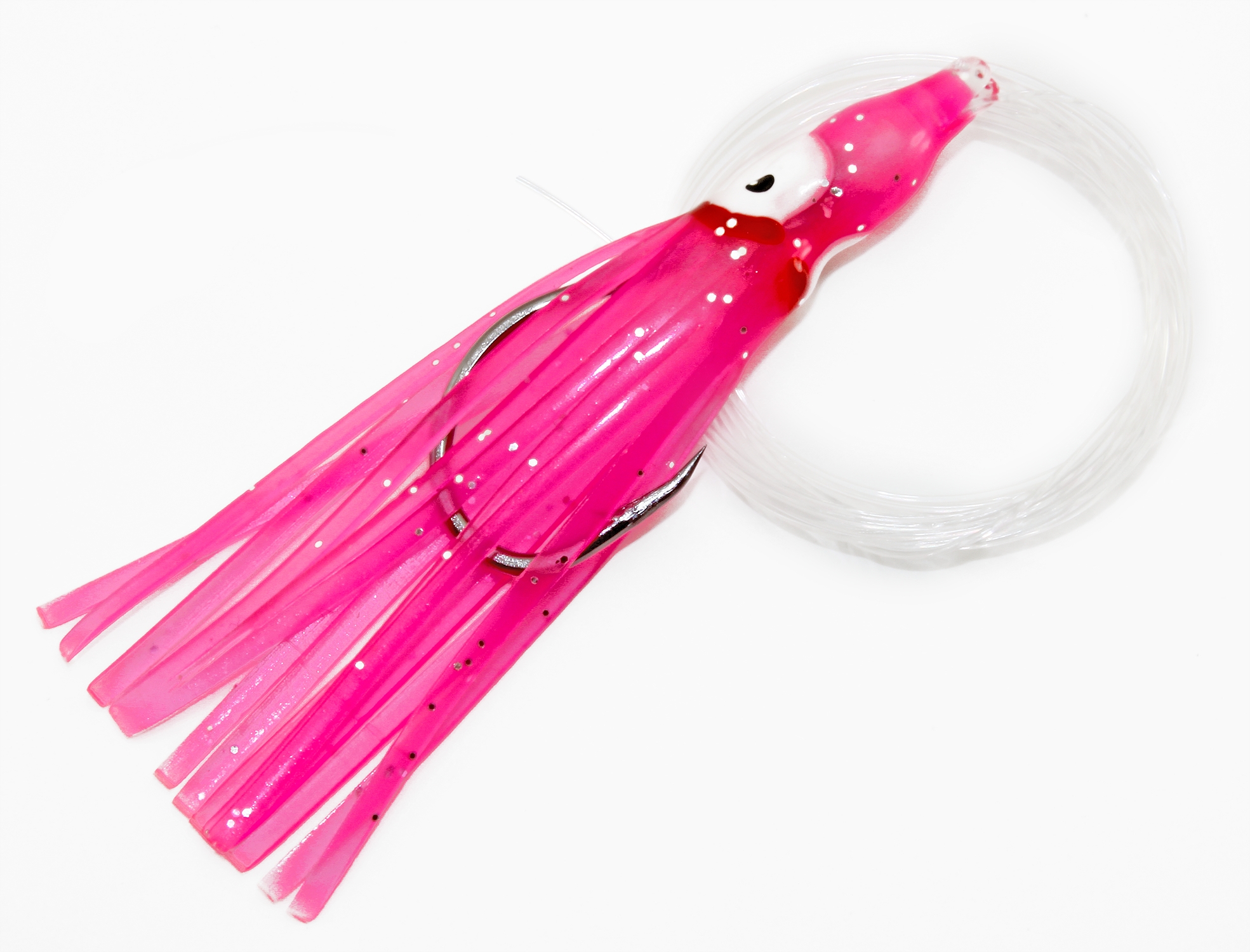 Delta Mini Squid-Rigged, 2.5", 10/Pk, Hot Pink
