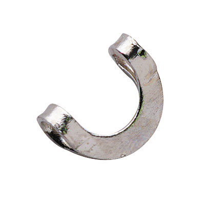 Northland Folded Clevis, Size 1, 15/Pk, Nickel