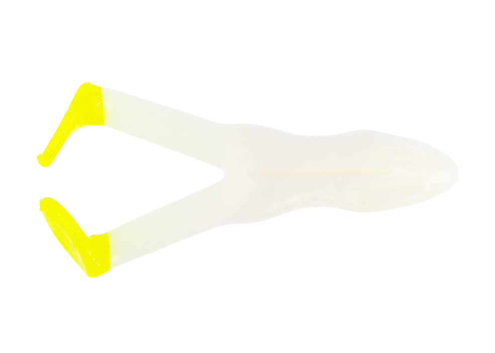 Frog Factory Ribbit Hot Feet, 3.5", 5/Pk, White/Chartreuse